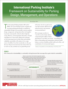 Sustainability Framework 2014