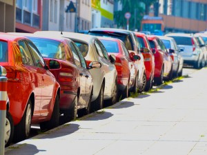 Side Road Parking in Stuttgart,Germany