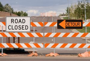 road closed